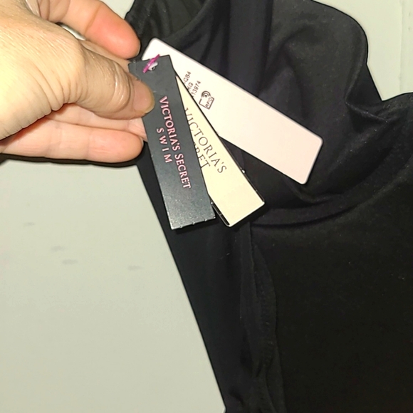 Victoria's Secrets Black One Pc. Bathing Suit womens sz Medium NWT!! - Picture 12 of 15